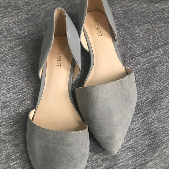 ❌Nine West Grey, Tan, & Black Suede Flats - Picture 6 of 7